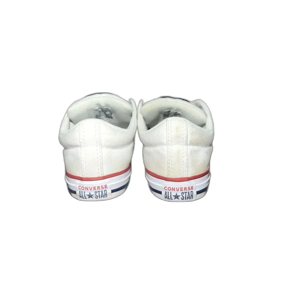 Converse All Star Unisex Kids Low Top Lace-Up Sneaker White Youth Size 3